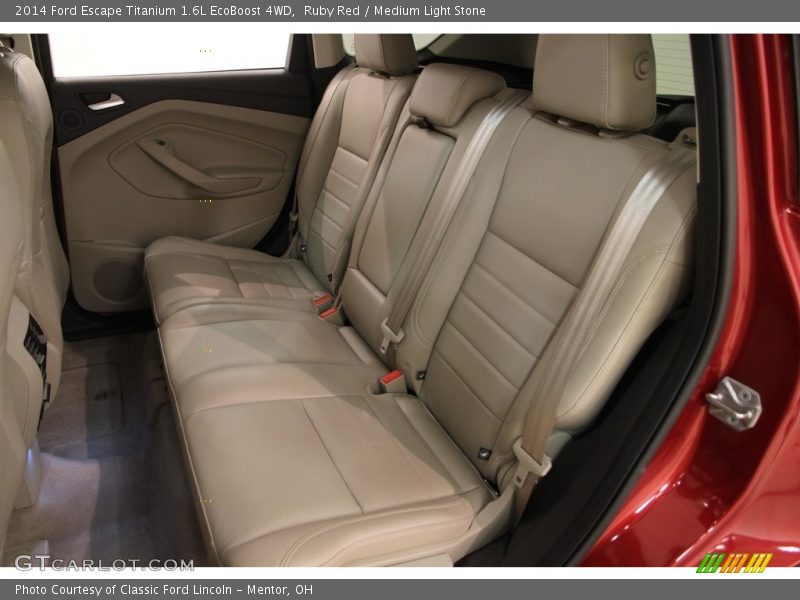 Ruby Red / Medium Light Stone 2014 Ford Escape Titanium 1.6L EcoBoost 4WD