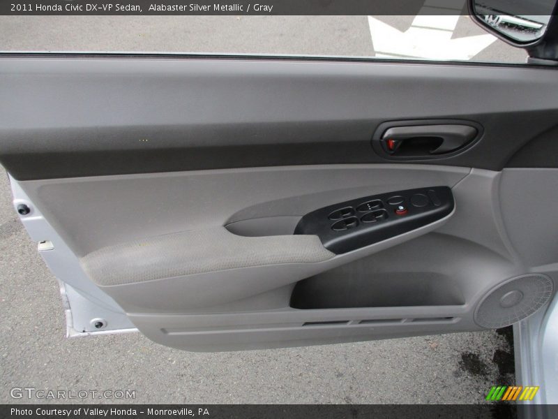 Alabaster Silver Metallic / Gray 2011 Honda Civic DX-VP Sedan
