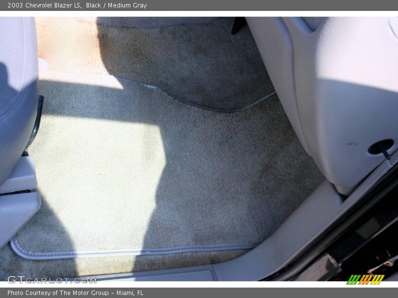 Black / Medium Gray 2003 Chevrolet Blazer LS
