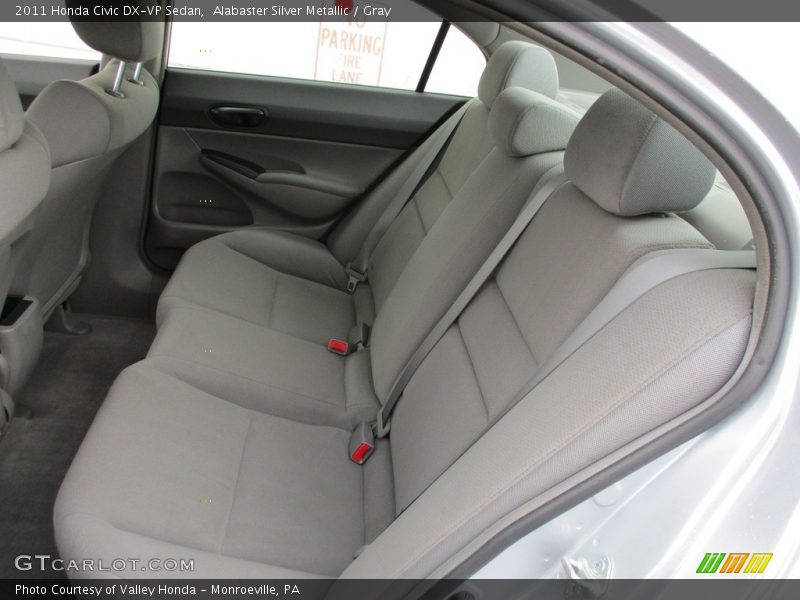 Alabaster Silver Metallic / Gray 2011 Honda Civic DX-VP Sedan