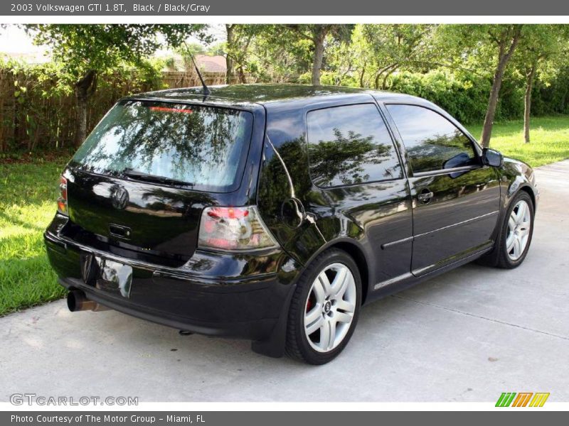 Black / Black/Gray 2003 Volkswagen GTI 1.8T