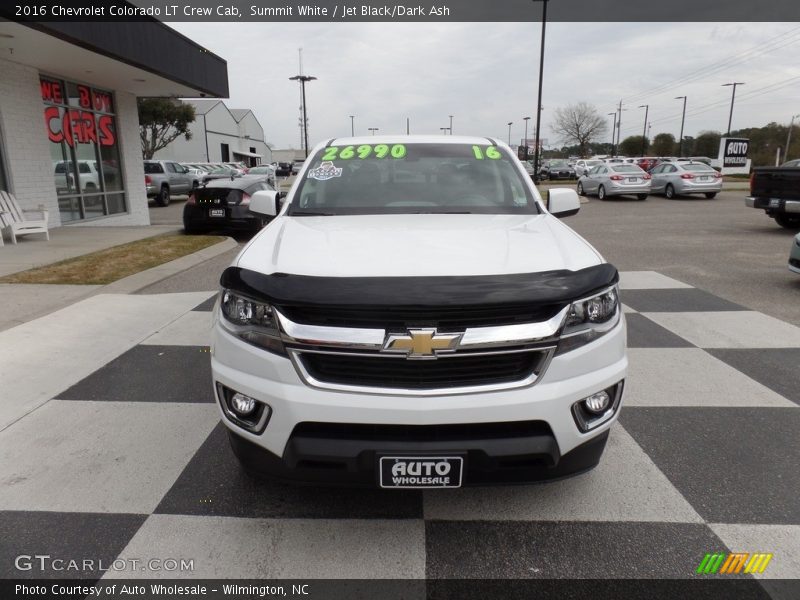 Summit White / Jet Black/Dark Ash 2016 Chevrolet Colorado LT Crew Cab