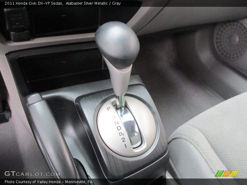 Alabaster Silver Metallic / Gray 2011 Honda Civic DX-VP Sedan
