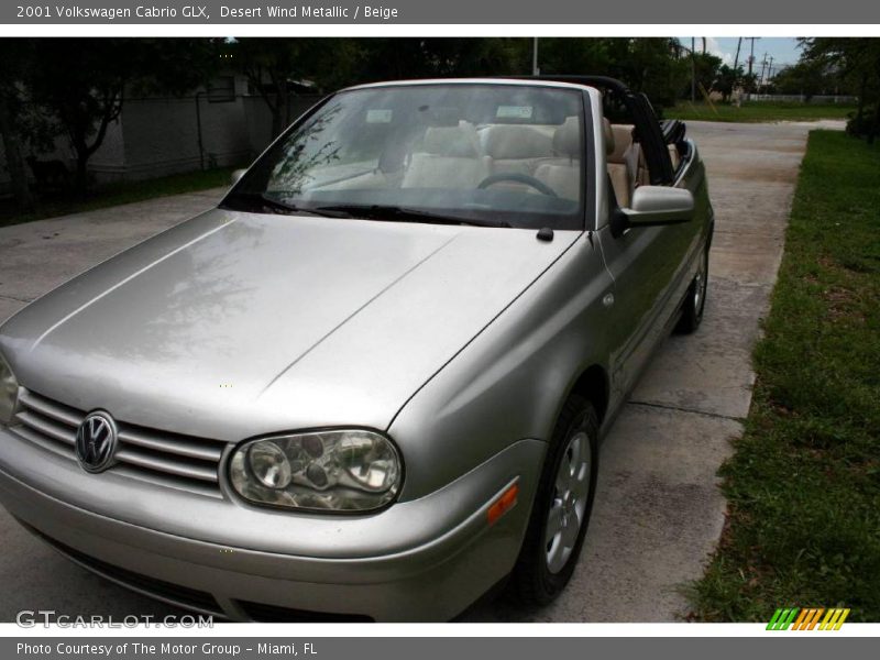 Desert Wind Metallic / Beige 2001 Volkswagen Cabrio GLX