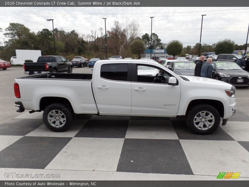 Summit White / Jet Black/Dark Ash 2016 Chevrolet Colorado LT Crew Cab