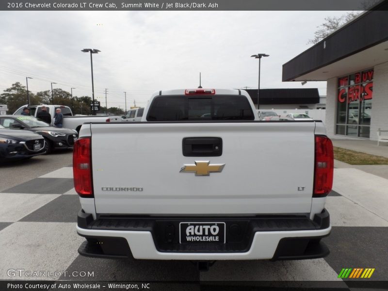Summit White / Jet Black/Dark Ash 2016 Chevrolet Colorado LT Crew Cab