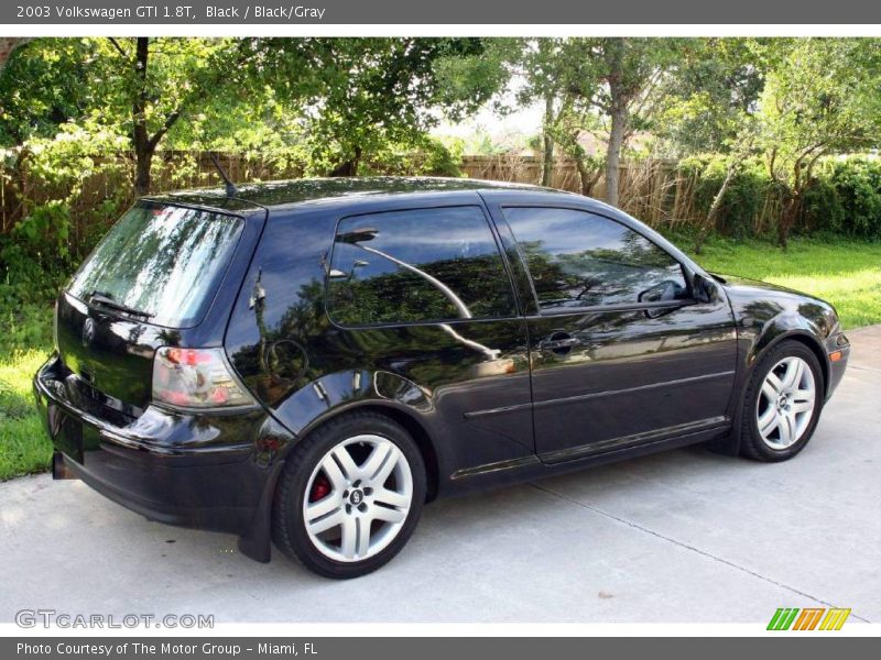 Black / Black/Gray 2003 Volkswagen GTI 1.8T