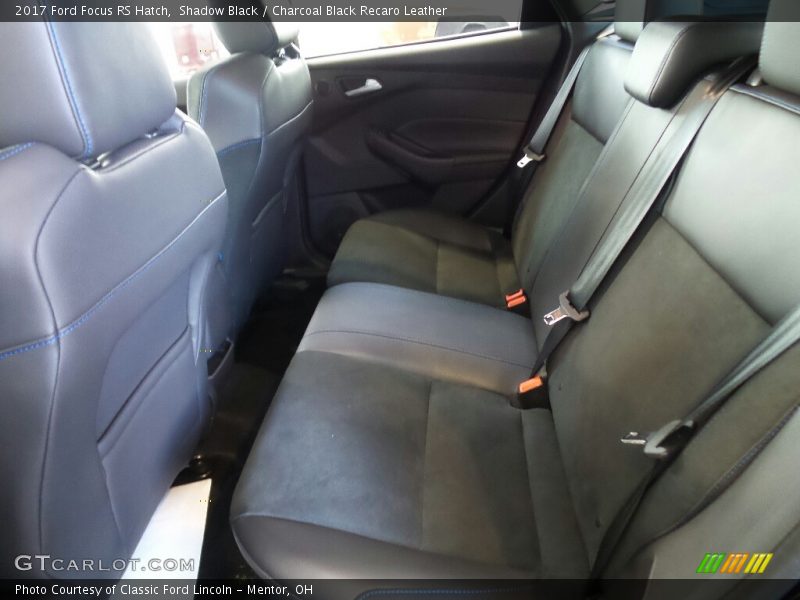 Shadow Black / Charcoal Black Recaro Leather 2017 Ford Focus RS Hatch