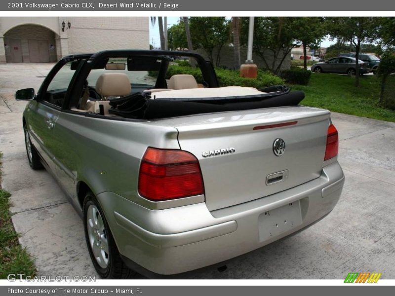 Desert Wind Metallic / Beige 2001 Volkswagen Cabrio GLX
