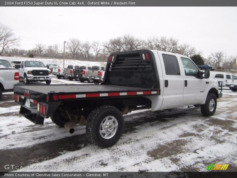Oxford White / Medium Flint 2004 Ford F350 Super Duty XL Crew Cab 4x4
