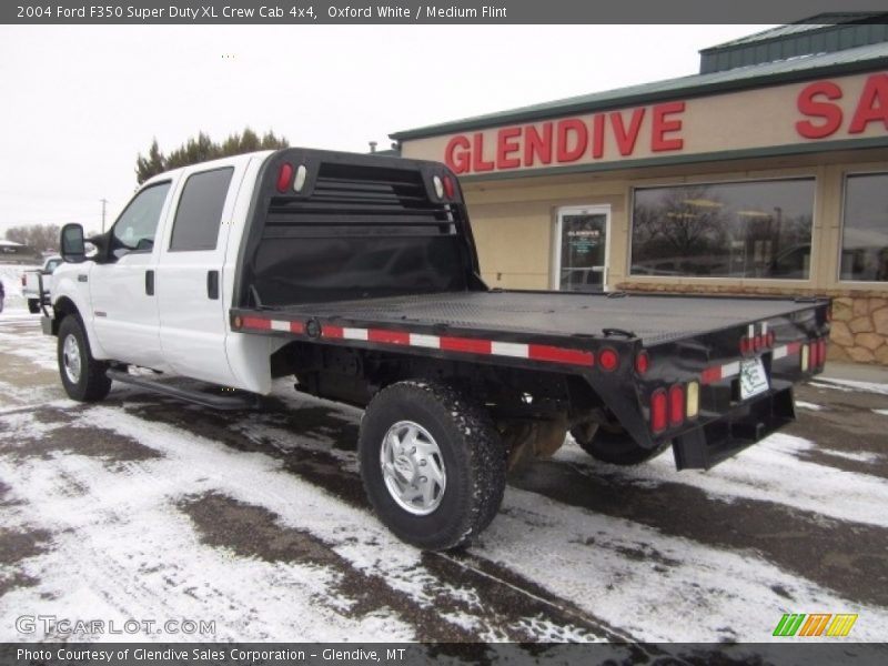 Oxford White / Medium Flint 2004 Ford F350 Super Duty XL Crew Cab 4x4