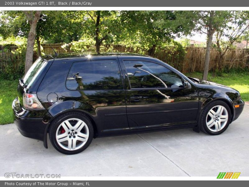 Black / Black/Gray 2003 Volkswagen GTI 1.8T