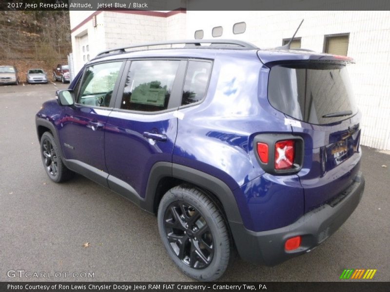 Jetset Blue / Black 2017 Jeep Renegade Altitude