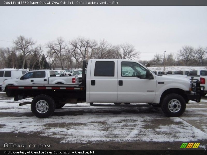 Oxford White / Medium Flint 2004 Ford F350 Super Duty XL Crew Cab 4x4