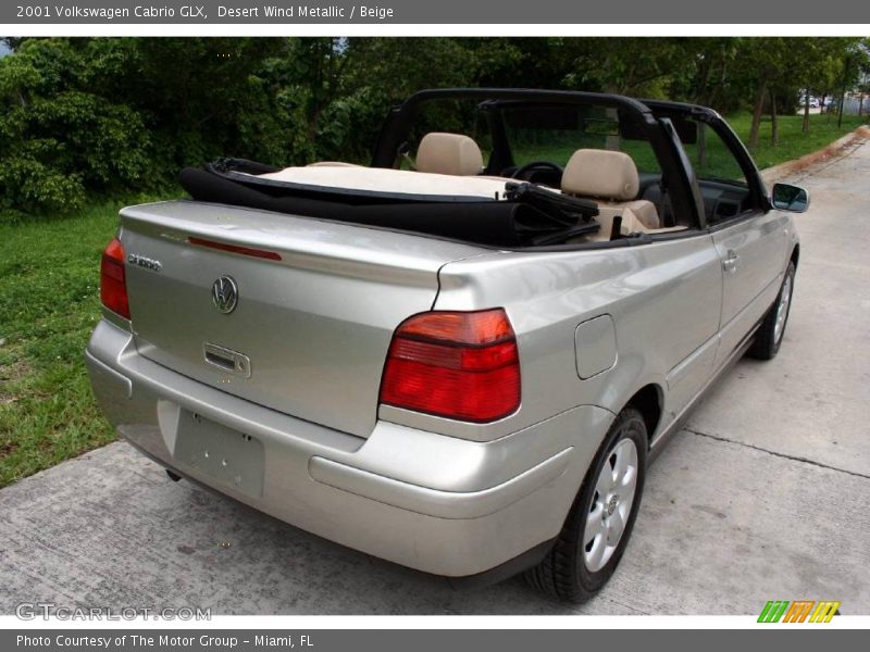 Desert Wind Metallic / Beige 2001 Volkswagen Cabrio GLX