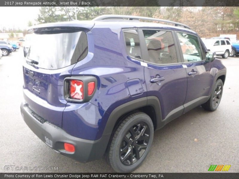 Jetset Blue / Black 2017 Jeep Renegade Altitude