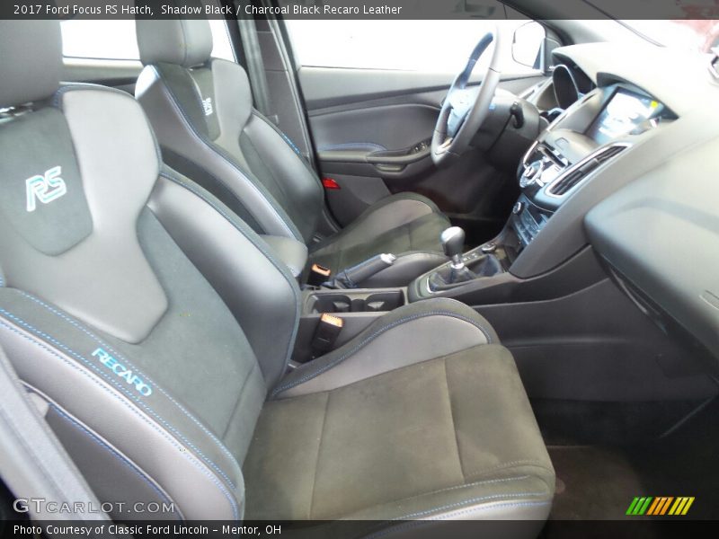 Shadow Black / Charcoal Black Recaro Leather 2017 Ford Focus RS Hatch