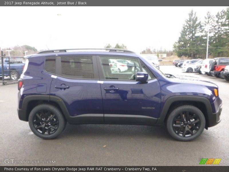 Jetset Blue / Black 2017 Jeep Renegade Altitude