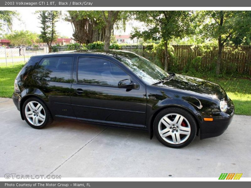 Black / Black/Gray 2003 Volkswagen GTI 1.8T