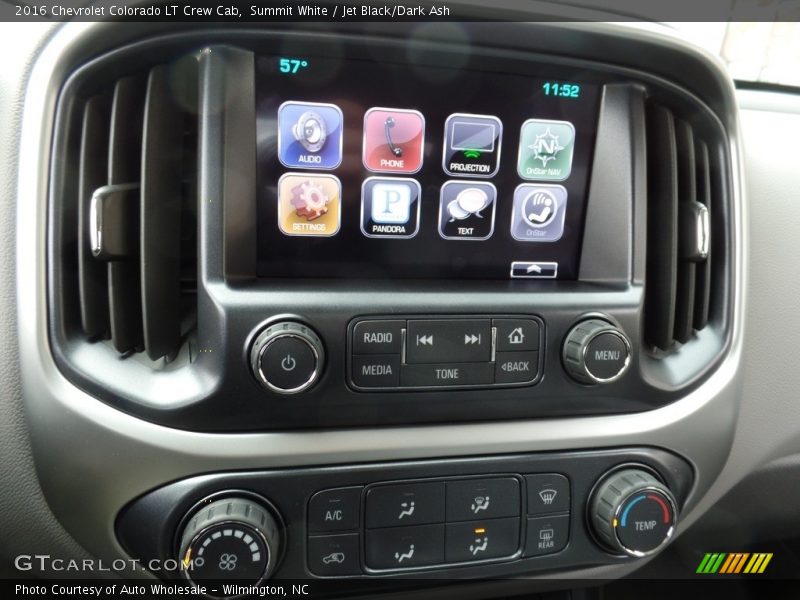Summit White / Jet Black/Dark Ash 2016 Chevrolet Colorado LT Crew Cab