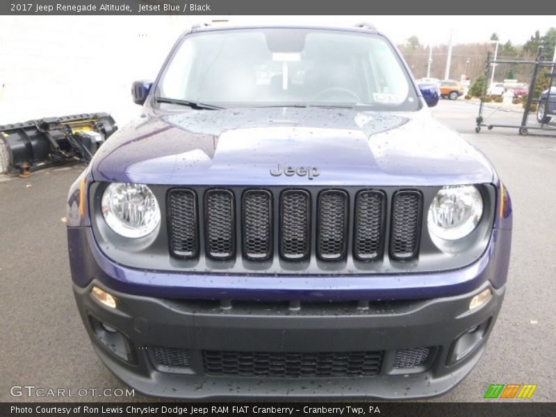 Jetset Blue / Black 2017 Jeep Renegade Altitude
