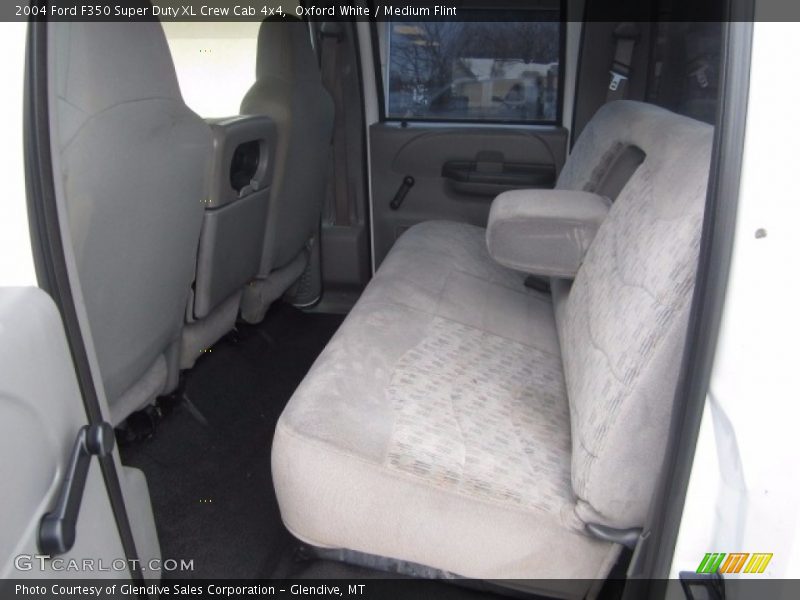Oxford White / Medium Flint 2004 Ford F350 Super Duty XL Crew Cab 4x4