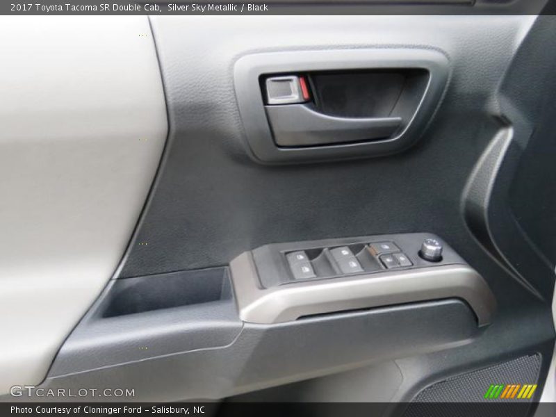 Silver Sky Metallic / Black 2017 Toyota Tacoma SR Double Cab