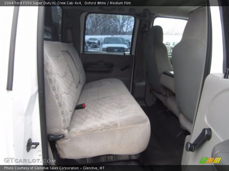Oxford White / Medium Flint 2004 Ford F350 Super Duty XL Crew Cab 4x4