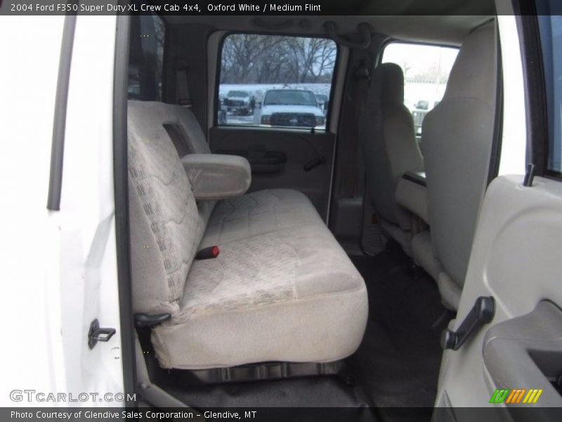 Oxford White / Medium Flint 2004 Ford F350 Super Duty XL Crew Cab 4x4