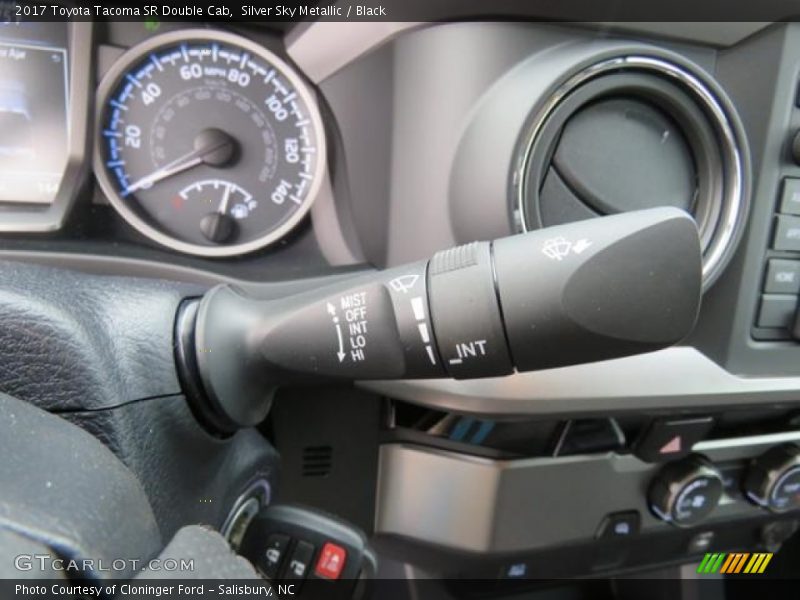 Silver Sky Metallic / Black 2017 Toyota Tacoma SR Double Cab