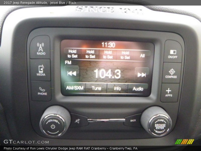 Controls of 2017 Renegade Altitude