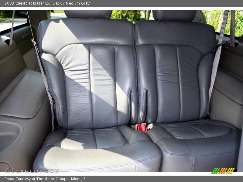 Black / Medium Gray 2003 Chevrolet Blazer LS