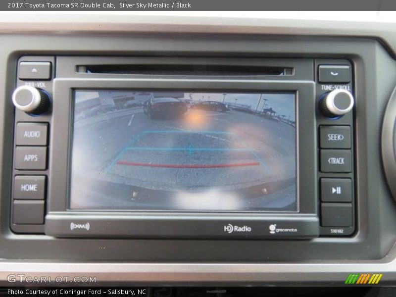 Silver Sky Metallic / Black 2017 Toyota Tacoma SR Double Cab