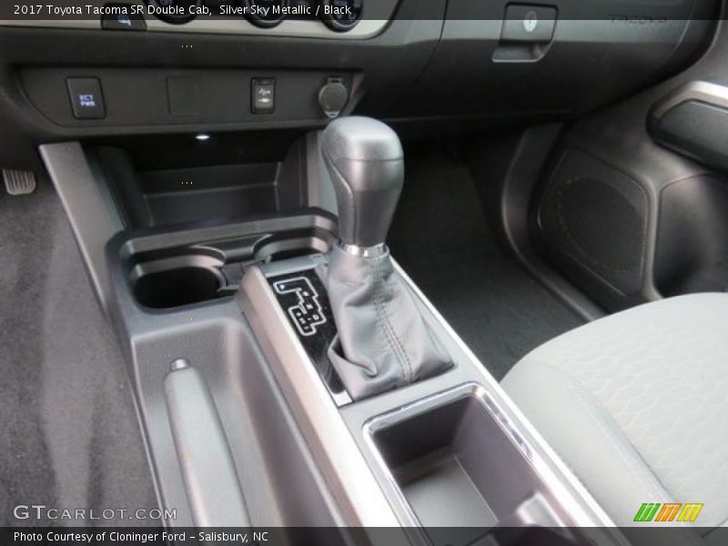 Silver Sky Metallic / Black 2017 Toyota Tacoma SR Double Cab
