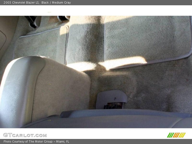 Black / Medium Gray 2003 Chevrolet Blazer LS