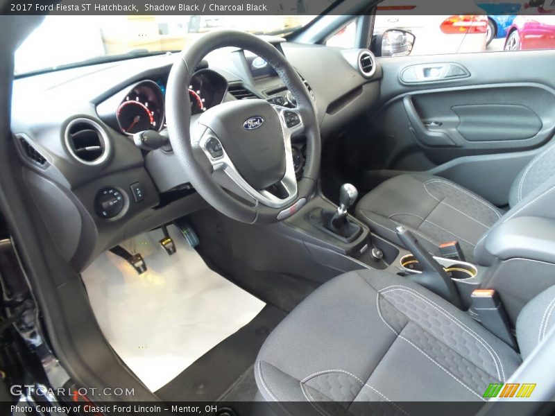  2017 Fiesta ST Hatchback Charcoal Black Interior