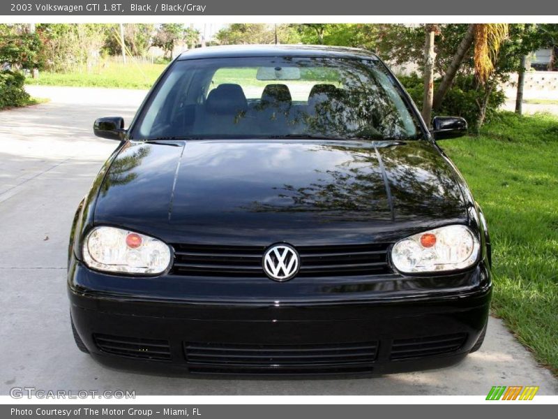 Black / Black/Gray 2003 Volkswagen GTI 1.8T