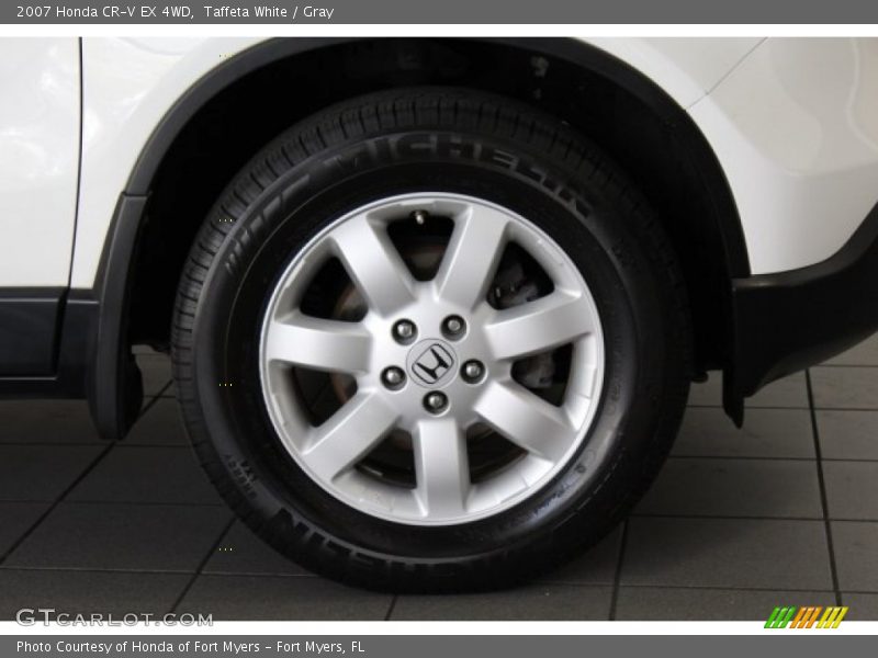 Taffeta White / Gray 2007 Honda CR-V EX 4WD