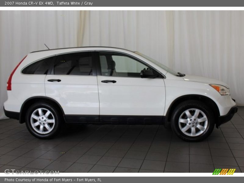 Taffeta White / Gray 2007 Honda CR-V EX 4WD