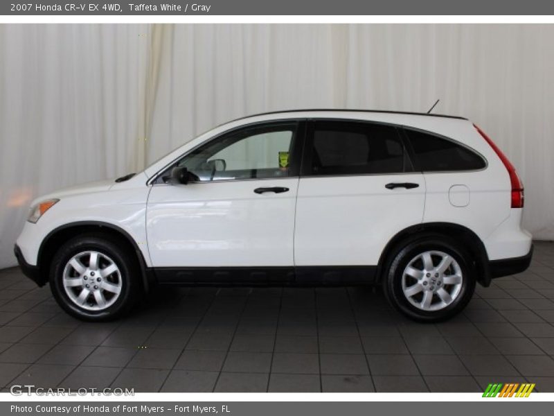 Taffeta White / Gray 2007 Honda CR-V EX 4WD