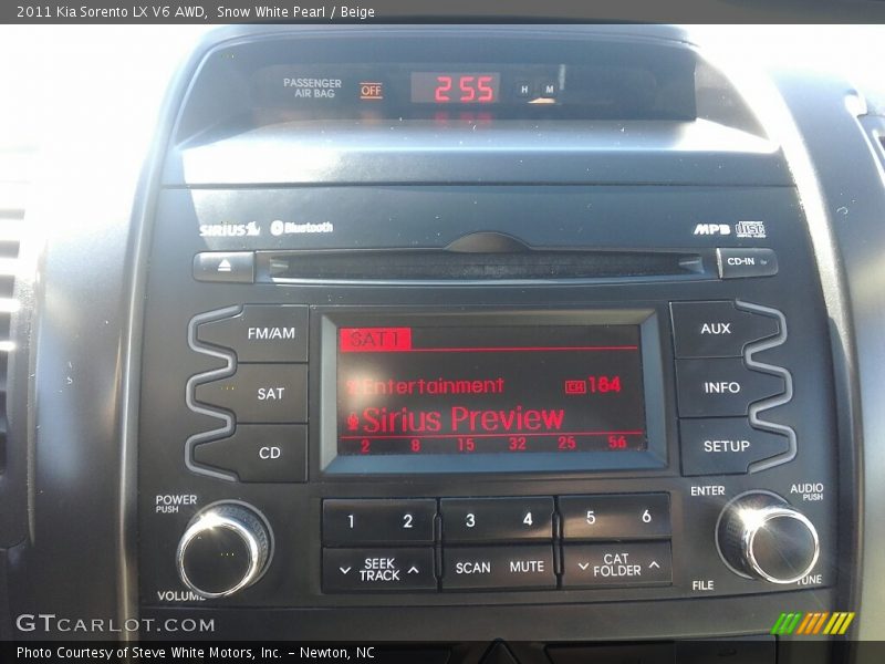 Snow White Pearl / Beige 2011 Kia Sorento LX V6 AWD