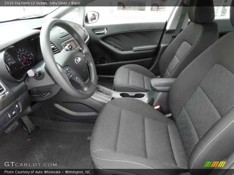 Silky Silver / Black 2016 Kia Forte LX Sedan