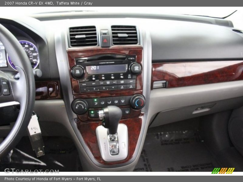Taffeta White / Gray 2007 Honda CR-V EX 4WD