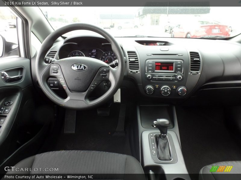 Silky Silver / Black 2016 Kia Forte LX Sedan