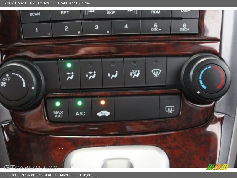 Taffeta White / Gray 2007 Honda CR-V EX 4WD