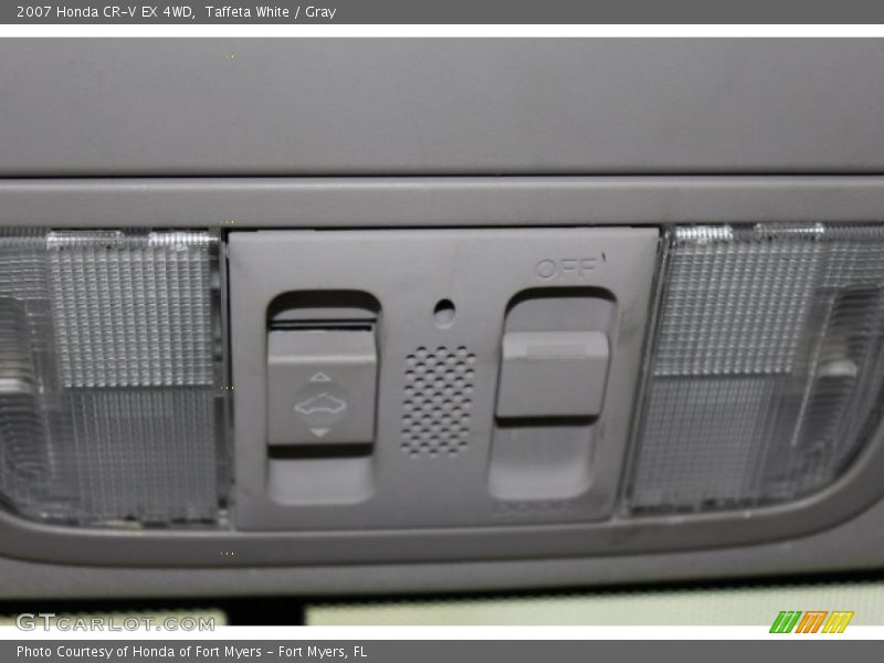 Taffeta White / Gray 2007 Honda CR-V EX 4WD