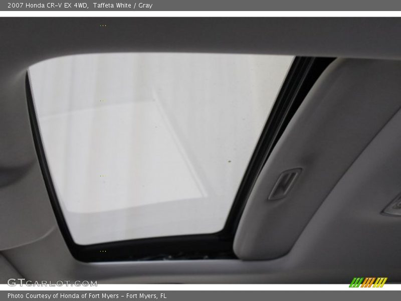 Taffeta White / Gray 2007 Honda CR-V EX 4WD