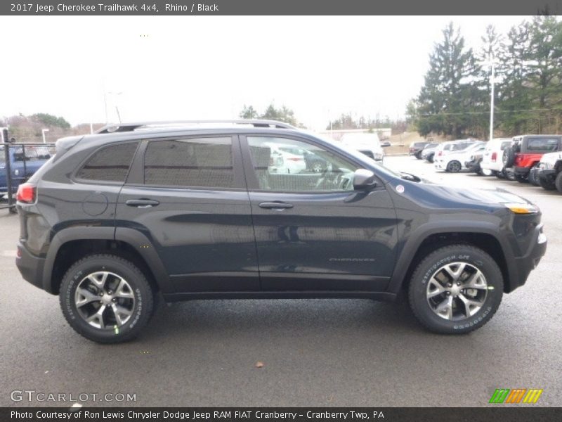 Rhino / Black 2017 Jeep Cherokee Trailhawk 4x4