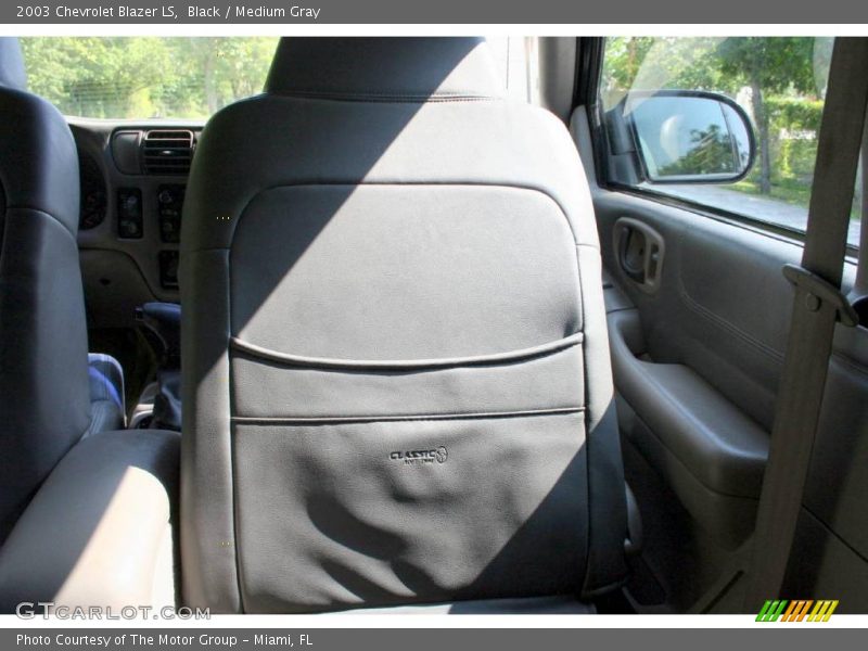 Black / Medium Gray 2003 Chevrolet Blazer LS
