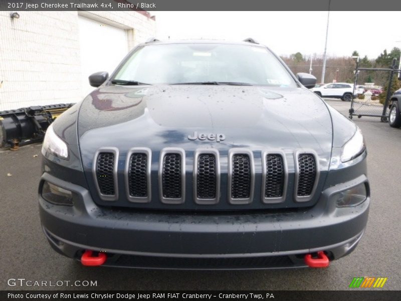 Rhino / Black 2017 Jeep Cherokee Trailhawk 4x4